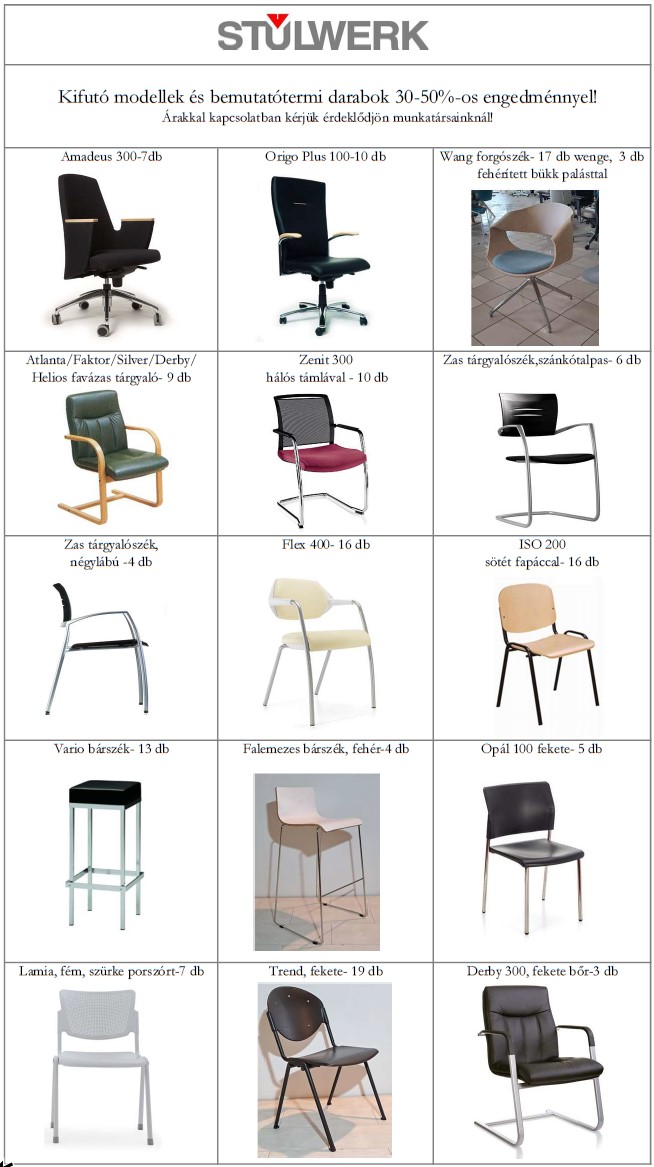 Kifutó modellek 30-50%-os engedménnyel!