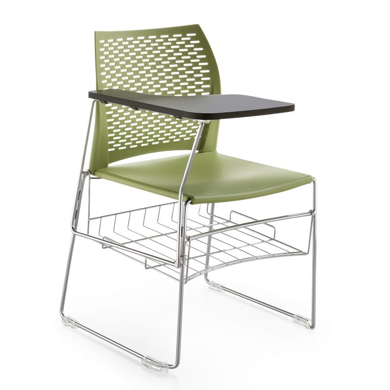 Net 100 conference chair with writing tablet