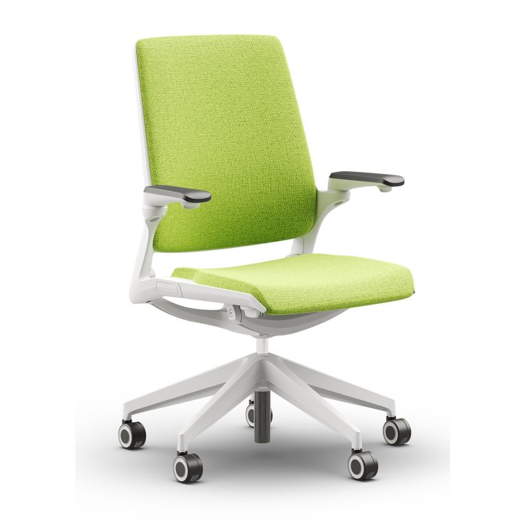 Sensor 205 white swivel chair