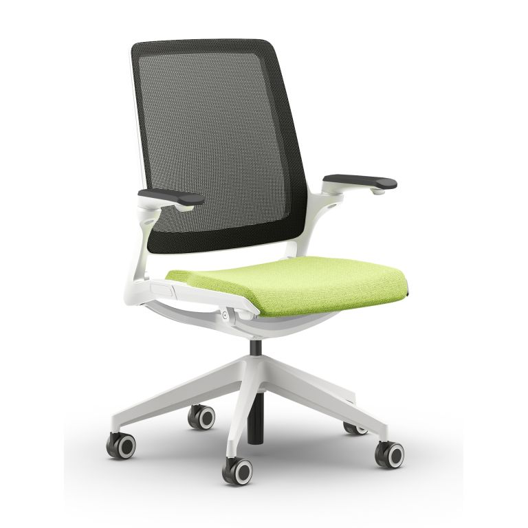 Sensor 305 white swivel chair