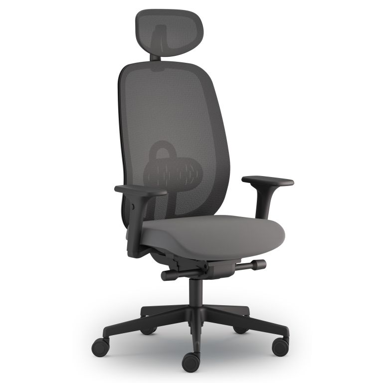 Smart 385 black swivel chair