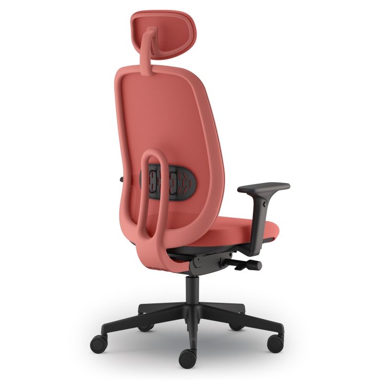 Smart 385 red swivel chair