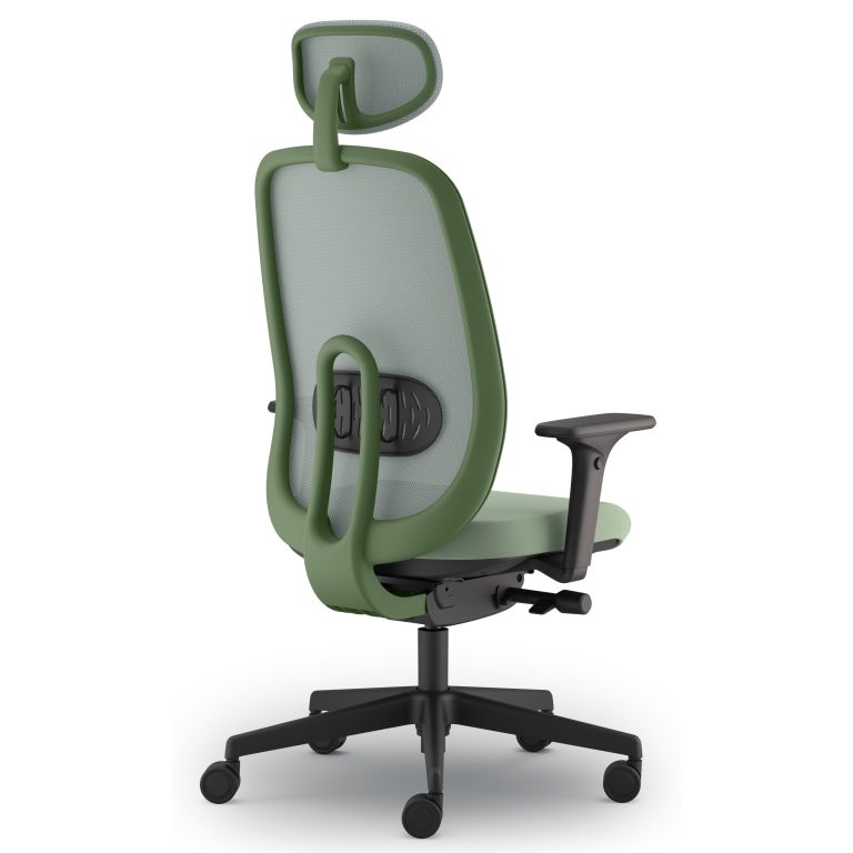 Smart 385 green swivel chair