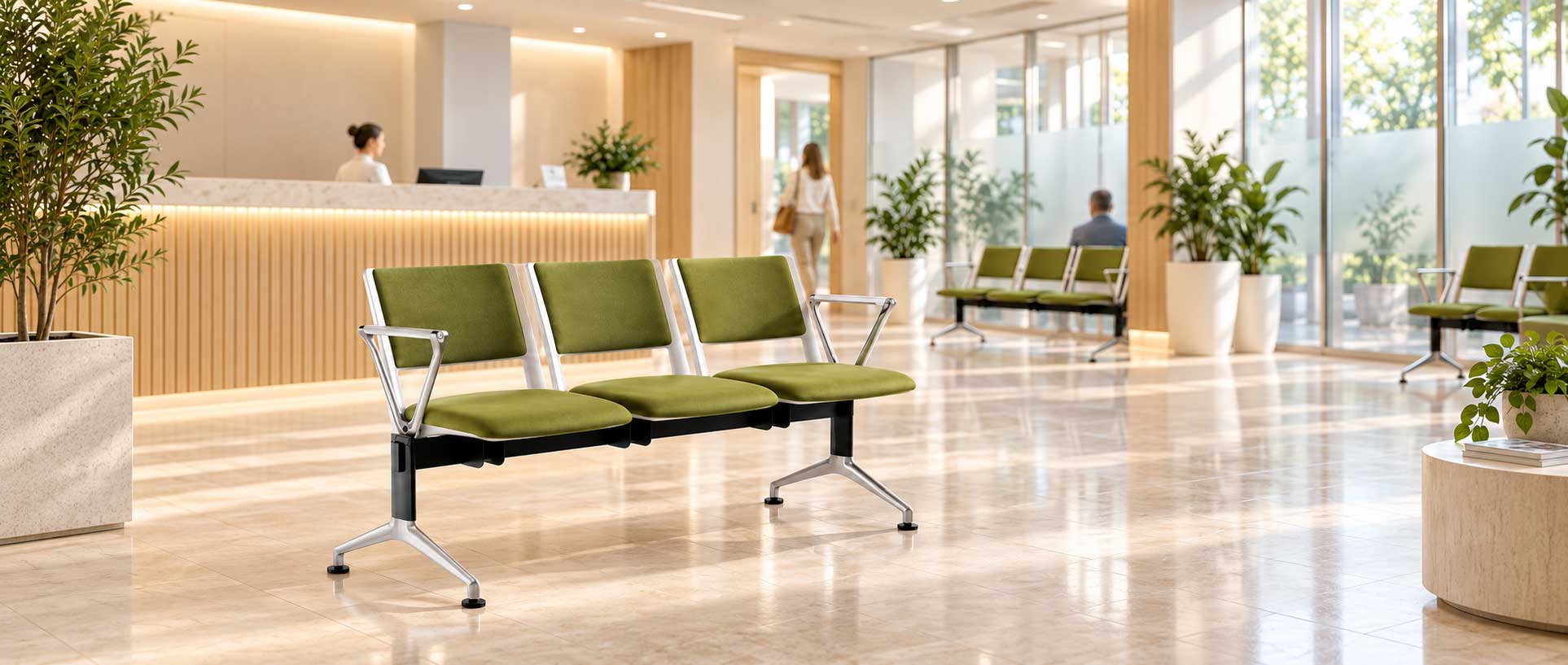 Stulwerk - custom made benches for waiting area